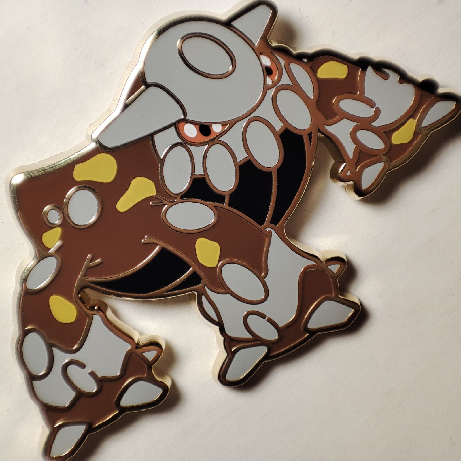 Pokemon Tcg Heatran Enamel Pin Official Nintendo Collectible Metal Badge Figure 16$